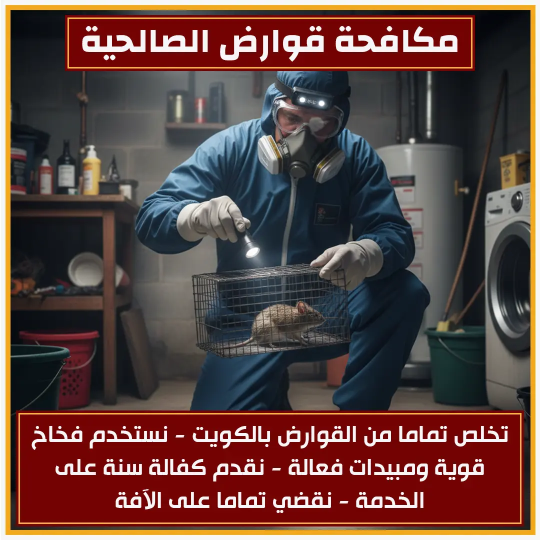 مكافحة قوارض الصالحية 66650407📞| خدمة احترافية مع كفالة سنة